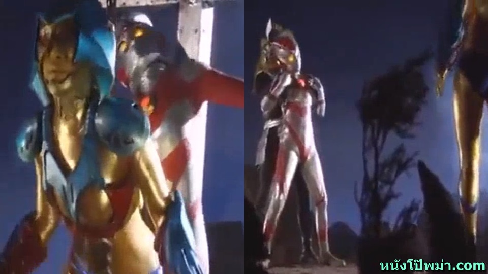 Ultraman Porn หนังโป๊อุลตร้าแมน ฮีโร่ของเด็กๆ เจอสัตว์ประหลาดเพศเมียรุมเย็ดควย จับหำอมมิดคอแล้วขึงเชือกเอาหีบดควย กระเด้งหีบังคับให้อุลตร้าแมนเย็ดท่าหมา